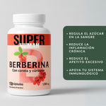 Berberina Super Human | Control de Azúcar, Pérdida de Grasa y Energía Metabólica NATURAL